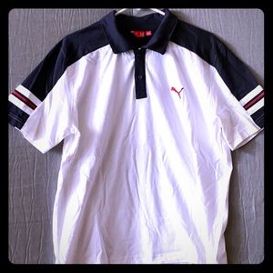 Medium Puma Button Up - Polo Style Shirt